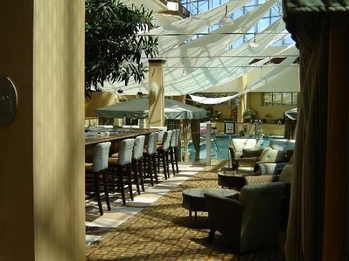 Hilton Boston Woburn pool bar